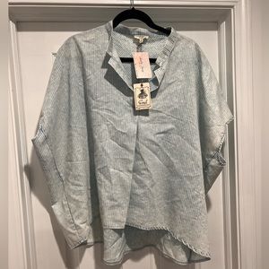 Boutique flowy tunic shirt